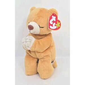 1999 Ty Beanie Baby "Hope" Retired Tan Praying Bear BB30